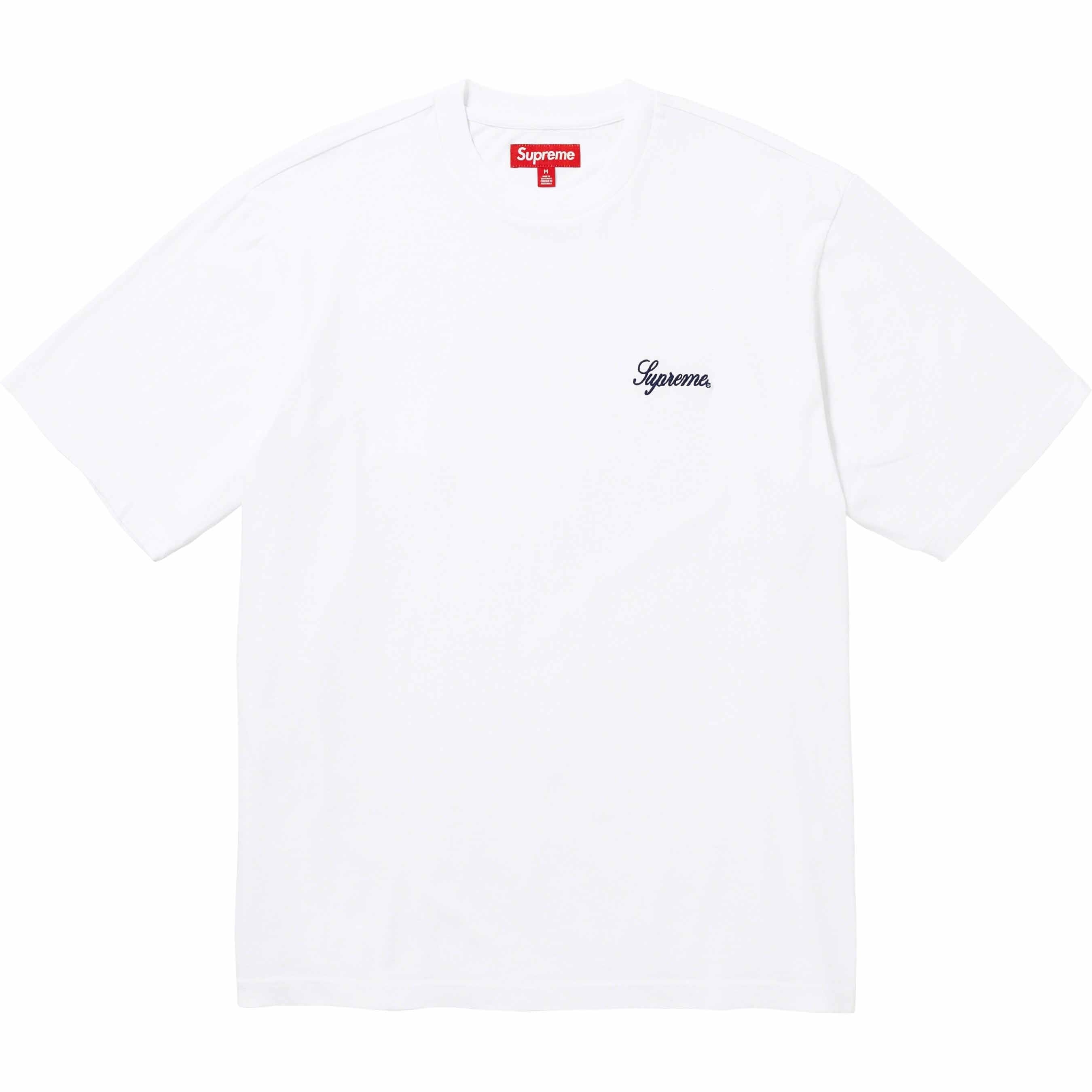 Washed Script S/S Top view 8